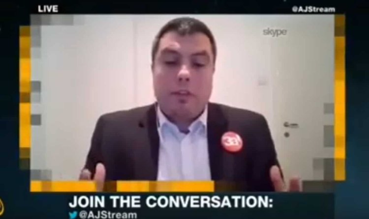 Интервју на англиска ТВ  за неуспешниот референдум со Маричиќ